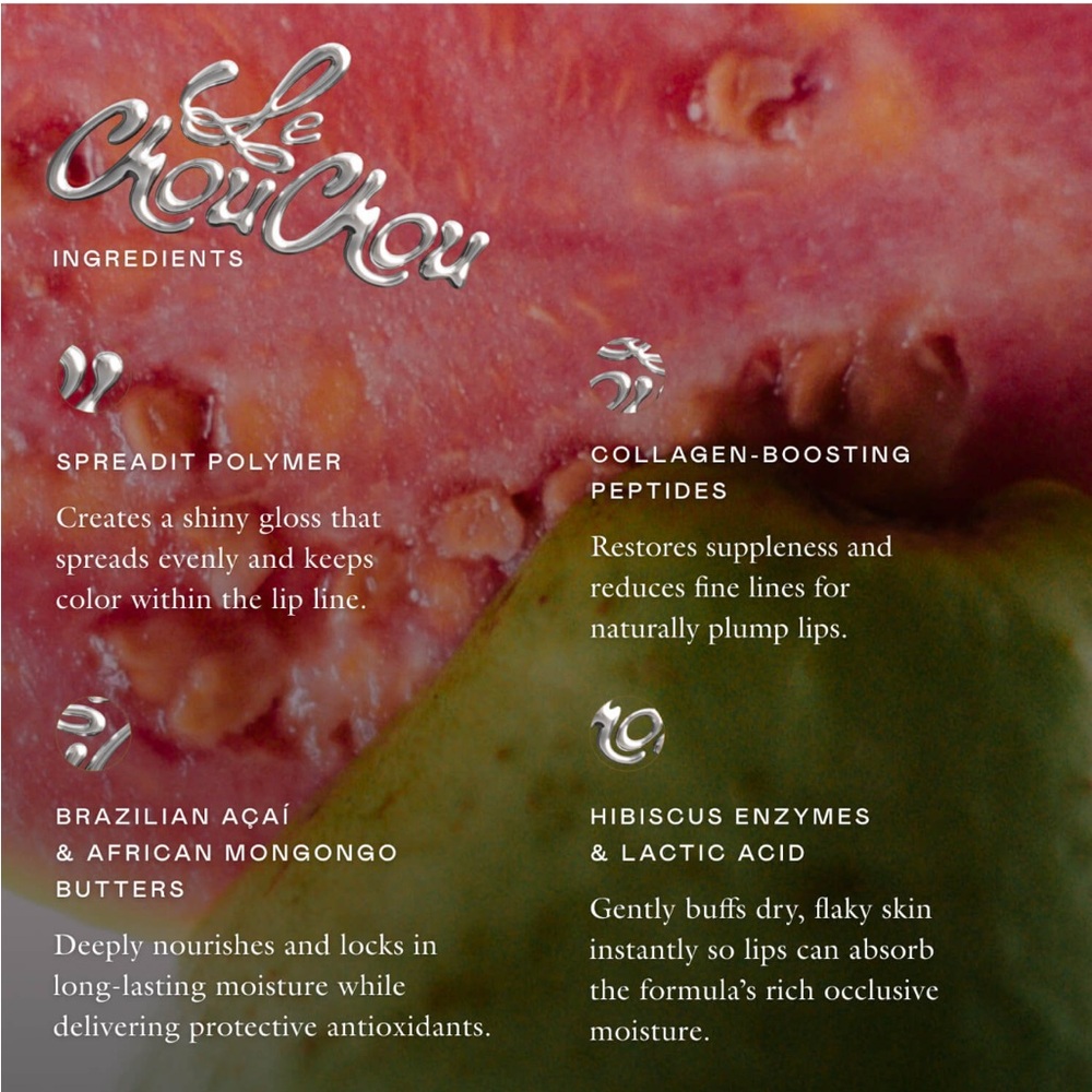 EADEM Le ChouChou Lip Softening Balm in Guava Fresca NIB - Picture 7 of 9